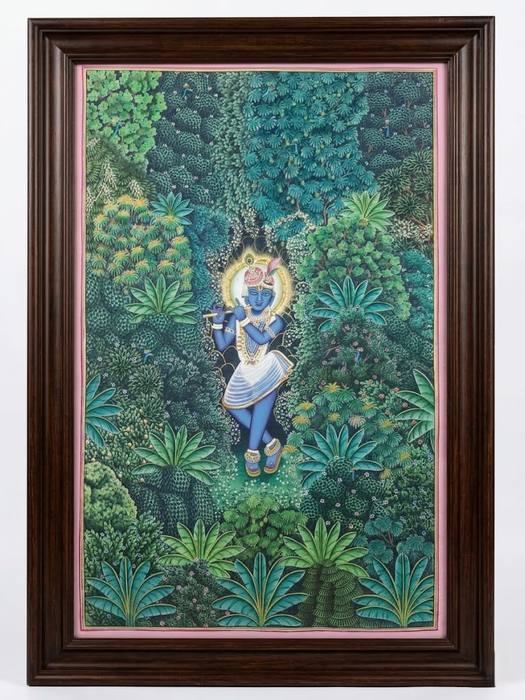 Krishna in the Sacred Forest