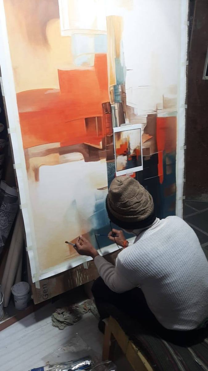 Layer Upon Layer · Abstract in Oil